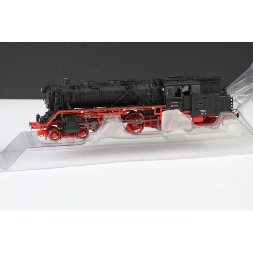 26 - Three boxed HO gauge locomotives to include Piko DB 0-10-0, Roco 43445 and Fleischmann 4162 plus ano... 