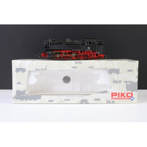 26 - Three boxed HO gauge locomotives to include Piko DB 0-10-0, Roco 43445 and Fleischmann 4162 plus ano... 