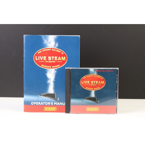 27 - Boxed Hornby OO gauge Live Steam Silver Link LNER 4-6-2 Class A4 steam powered locomotive, complete ... 