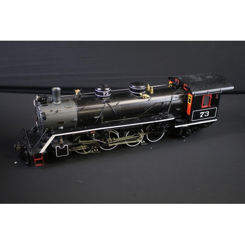 33 - Cased ltd edn LGB Aster gauge 1 WP&Y Steam locomotive, number 73, with Sound, complete with certific... 