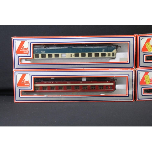 35 - Quantity of OO gauge model railway to include 4 x boxed Lima items of rolling stock, 7 x locomotives... 