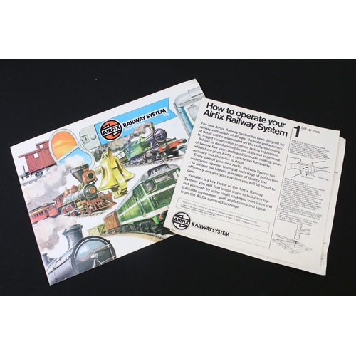 39 - Boxed Airfix OO gauge 54054-4 Inter-City train set complete with paperwork, boxed Hornby train set i... 