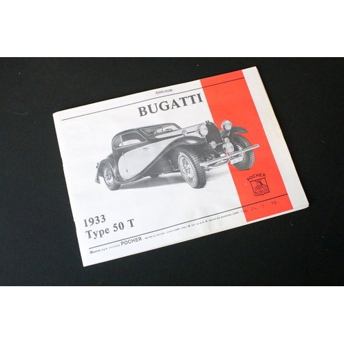 Boxed 1/8 scale Pocher Rivarossi Art. K76 Bugatti 1933 Type 50 T