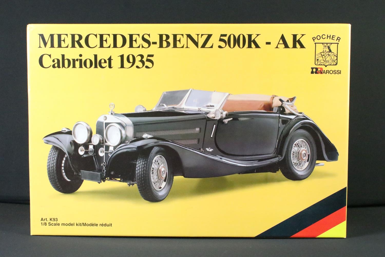 Boxed 1/8 scale Pocher Rivarossi Art. K93 Mercedes-Benz 500K