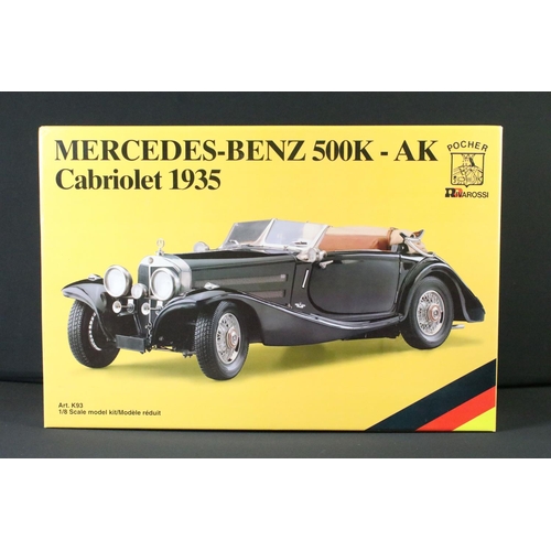 Pocher 1/8 1935 Mercedes Cabriolet 500K Build - Completed