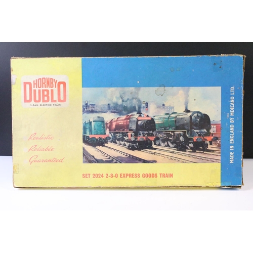 47 - Two boxed model rail sets to include Hornby Dublo Set 2024 2-8-0 Express Goods Train, complete with ... 