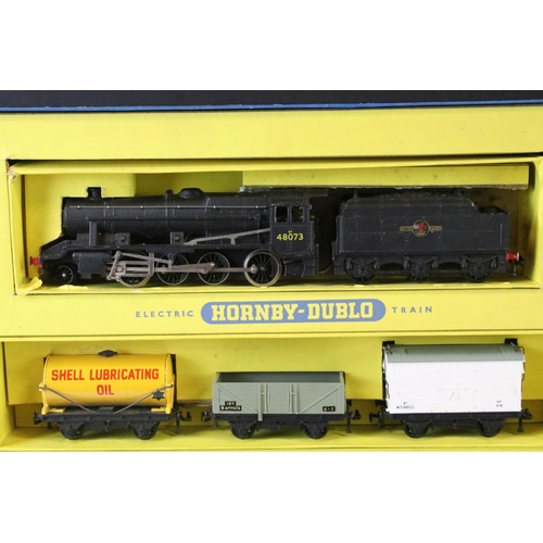 47 - Two boxed model rail sets to include Hornby Dublo Set 2024 2-8-0 Express Goods Train, complete with ... 