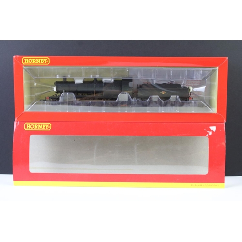 5 - Five boxed Hornby OO gauge locomotives to include R3005 BR 28XX 2845 weathered, R2551 BR 4-6-0 Castl... 