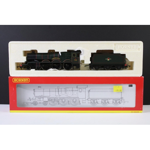 5 - Five boxed Hornby OO gauge locomotives to include R3005 BR 28XX 2845 weathered, R2551 BR 4-6-0 Castl... 