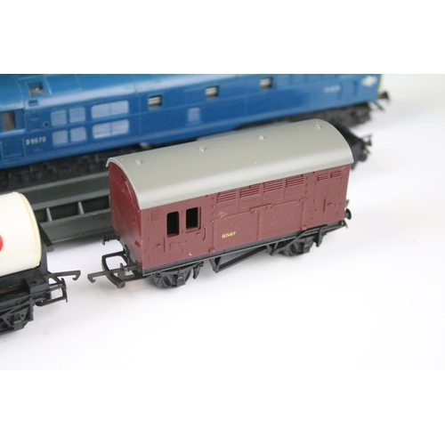 52 - Quantity of OO gauge locomotives and items of rolling stock to include Triang 4-6-2 Princess Victori... 