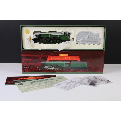 6 - Two boxed Hornby OO gauge locomotive sets to include R649 LNER 4-6-2 Sir Ronald Matthews Class A4 Ti... 