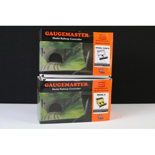 62 - Four boxed Gaugemaster Model Railway Controllers to include 3 x Model D and 1 x Model 100M.O