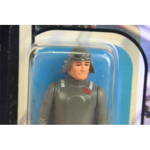 648 - Star Wars - Original carded Kenner Return Of The Jedi 77 Back AT-AT Commander figure, unpunched, sig... 