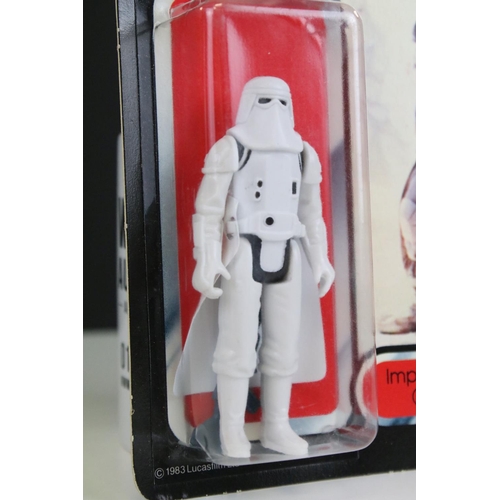 649 - Star Wars - Original carded Palitoy Return Of The Jedi Tri Logo 77 Back Imperial Stormtrooper (Hoth ... 