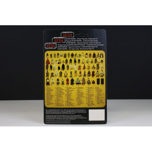 651 - Star Wars - Original carded Palitoy Return Of The Jedi Tri Logo 77 Back AT-ST Driver figure, unpunch... 