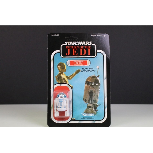 652 - Star Wars - Original carded Kenner Return Of The Jedi 77 Back Artoo-Detoo (R2-D2) With Sensorscope f... 