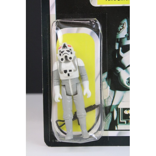 654 - Star Wars - Original carded Palitoy Return Of The Jedi AT-AT Driver figure, punched, 45 back, vg car... 