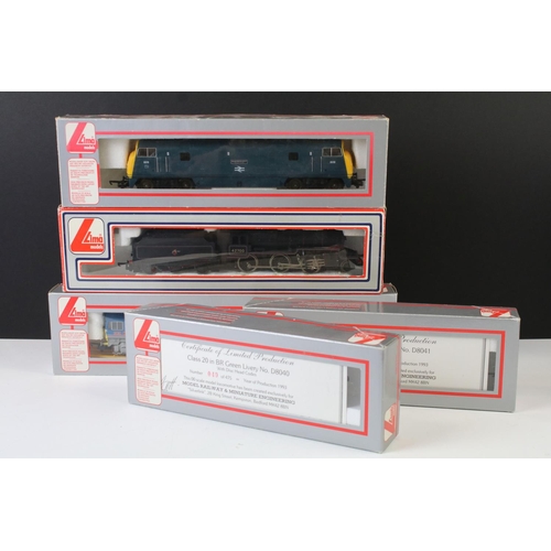 7 - Five boxed Lima OO gauge locomotives to include ltd edn 204827A5 CL 20 D8040, ltd edn 204828A5 CL 20... 