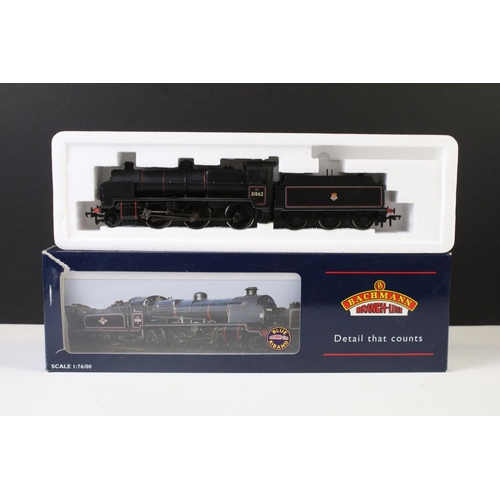 8 - Five boxed Bachmann OO gauge locomotives to include 32-578 Ivatt Class 4 2-6-0 43038 BR Lined black ... 