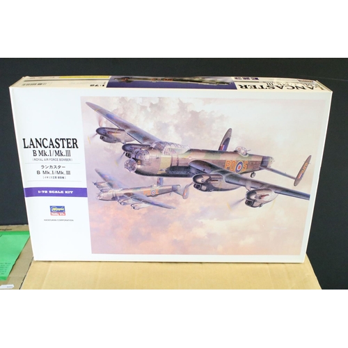 404 - 23 Boxed & unbuilt Hasegawa plastic model kits to include 17 x 1/72, 4 x 1/48 & 2 x 1/200 featuring ... 