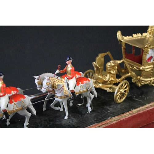 426 - Boxed Britains No. 1470 State Coronation Coach set with 8 x Royal horses and Golden State Coach, all... 