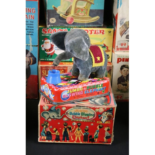 479 - 11 Boxed Battery Operated Toys to include VIP The Busy Boss, Jumbo The Bubble Blowing Elephant, Dozo... 