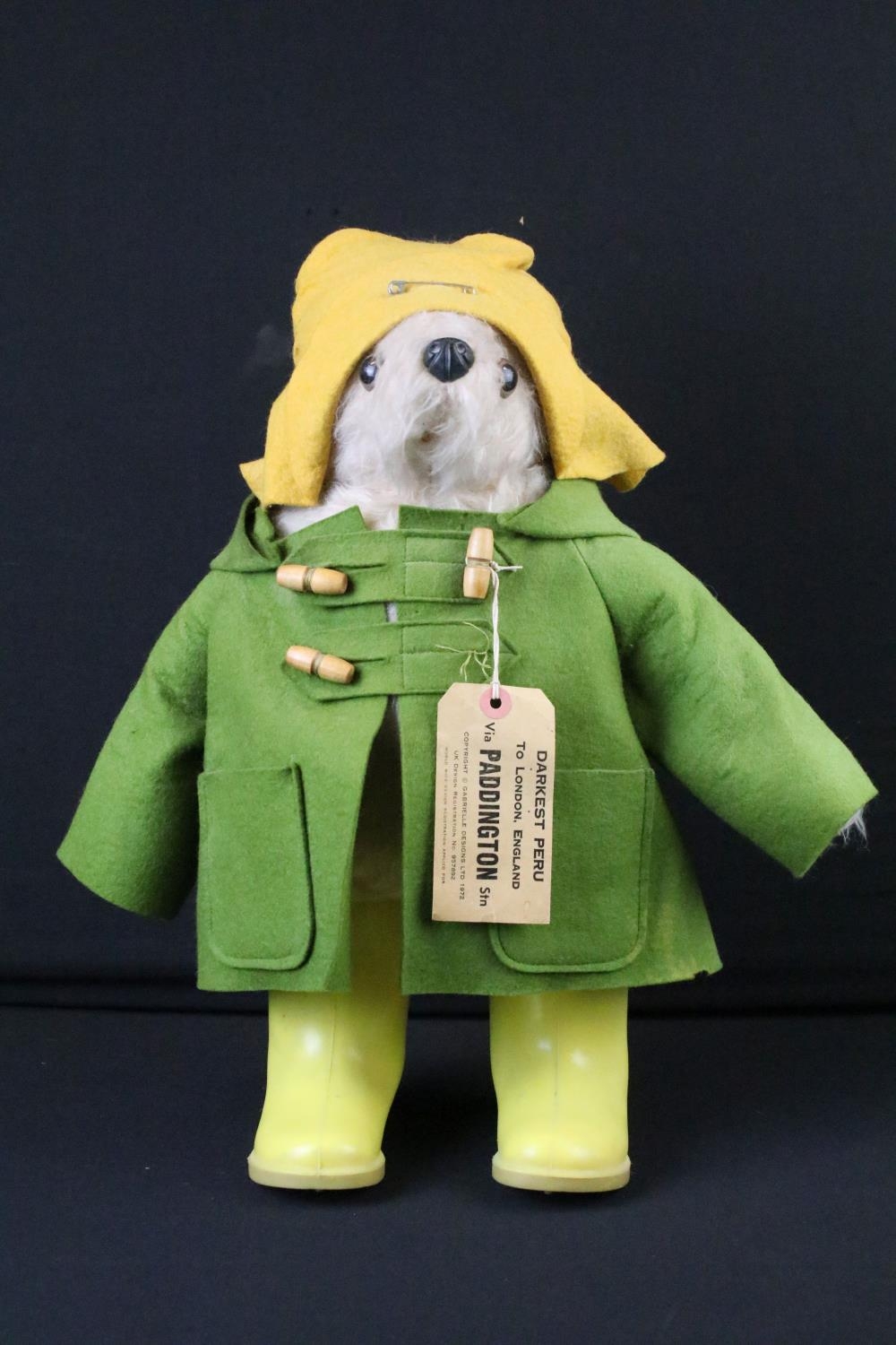 Original Gabrielle Designs Paddington Bear in green coat
