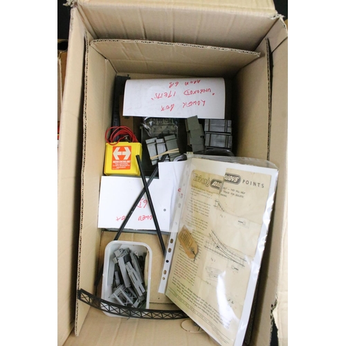 88 - Large collection of OO gauge model railway accessories to include 20 x boxed Hornby items featuring ... 