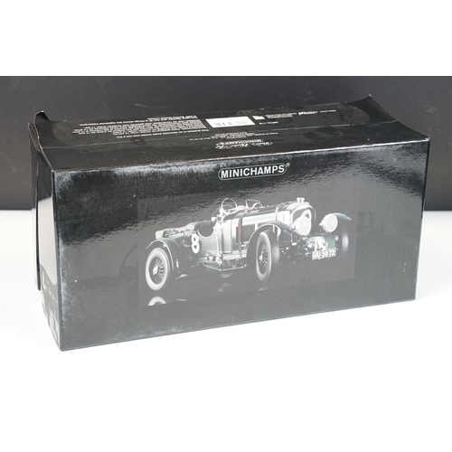 101 - Boxed 1/18 Paul's Model Art Minichamps Bentley Blower 4.5 Litre Le Mans 1930 diecast model, diecast ... 