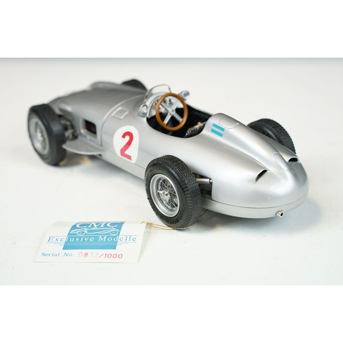 107 - Boxed 1/18 CMC Exclusive Modelle M-019 Mercedes-Benz W196 Silberpfeil-Monoposto diecast model, conta... 