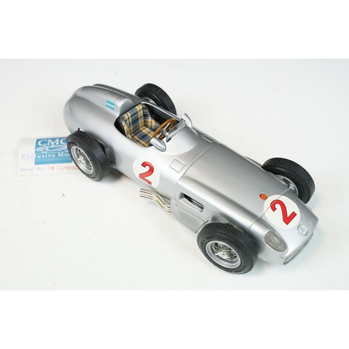 107 - Boxed 1/18 CMC Exclusive Modelle M-019 Mercedes-Benz W196 Silberpfeil-Monoposto diecast model, conta... 