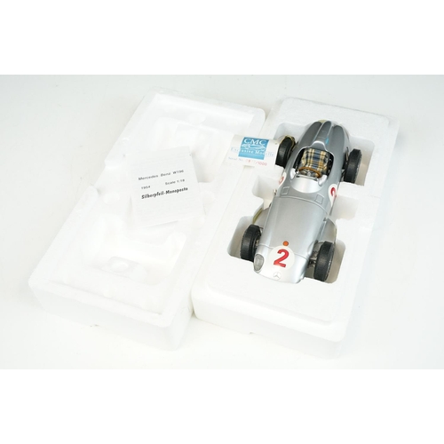 107 - Boxed 1/18 CMC Exclusive Modelle M-019 Mercedes-Benz W196 Silberpfeil-Monoposto diecast model, conta... 