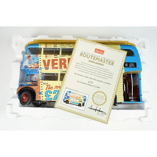 113 - Boxed ltd edn Sun Star 1/24 RM 686 WLT 686 Vernon's Pools diecast model, with numbered certificate, ... 