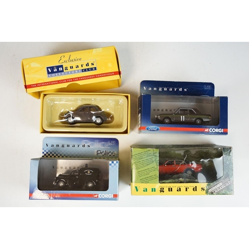 123 - 26 Boxed Vanguards diecast models to include VA5005, VA01124, VA04111, VA04405, VA07900, VA05205, VA... 