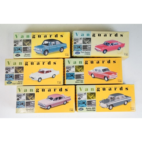 123 - 26 Boxed Vanguards diecast models to include VA5005, VA01124, VA04111, VA04405, VA07900, VA05205, VA... 