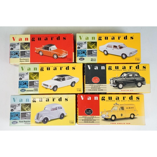 123 - 26 Boxed Vanguards diecast models to include VA5005, VA01124, VA04111, VA04405, VA07900, VA05205, VA... 