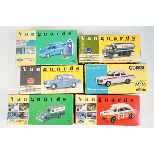 131 - 19 Boxed Vanguards diecast models to include VA5006, VA00413, VA9001, VA03015, VA9003, VA26007, VA40... 