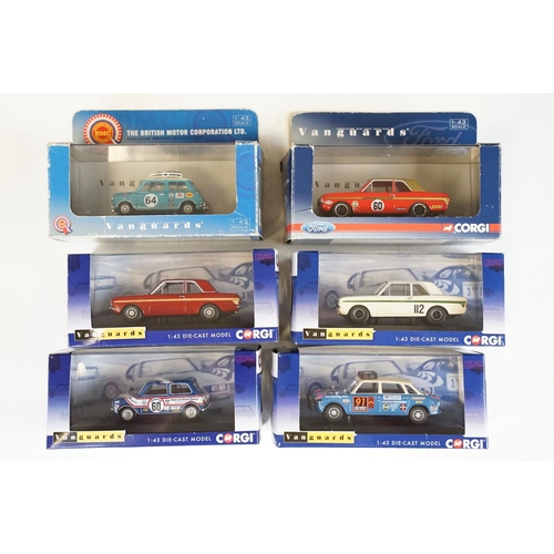 131 - 19 Boxed Vanguards diecast models to include VA5006, VA00413, VA9001, VA03015, VA9003, VA26007, VA40... 