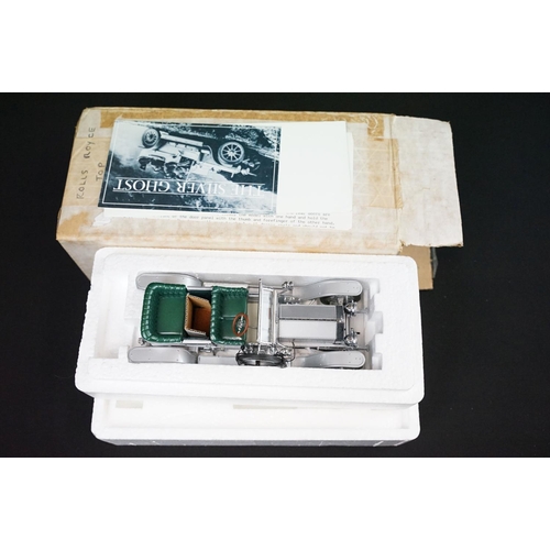 155 - Four boxed 1/18 and 1/24 scale diecast models to include Corgi VX1004 Vauxhall Motors Centenary Set ... 