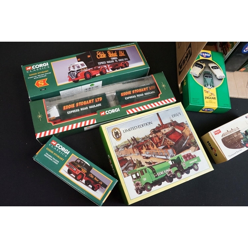 159 - 20 Boxed Corgi diecast models to include Eddie Stobart models, 75201 Corgi Modern Trucks Eddie Stoba... 