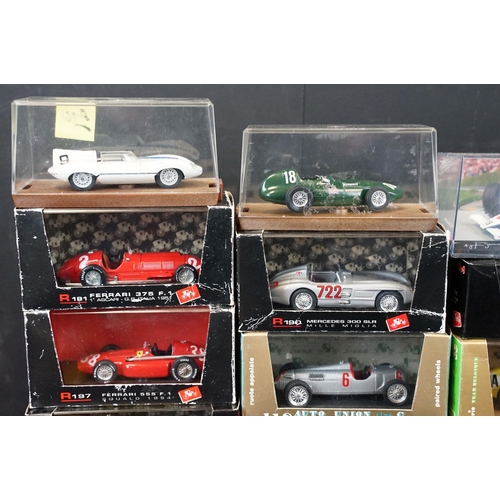 170 - 24 Boxed / cased Brumm diecast models to include R125 Ferrari 375, R076 Ferrari D50, R128 Ferrari D5... 