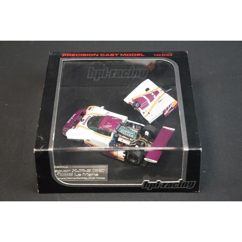 199 - Five boxed / cased diecast models to include Maisto GT Racing Infineon Audi R8 Le Mans 2002, Maisto ... 