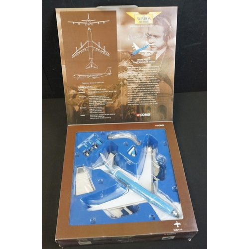 201 - Eight boxed 1/144 scale Corgi Aviation Archives diecast models to include AA32904 Boeing 707-327C, A... 