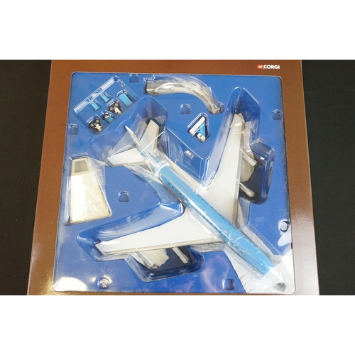 201 - Eight boxed 1/144 scale Corgi Aviation Archives diecast models to include AA32904 Boeing 707-327C, A... 
