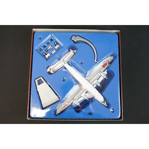 201 - Eight boxed 1/144 scale Corgi Aviation Archives diecast models to include AA32904 Boeing 707-327C, A... 