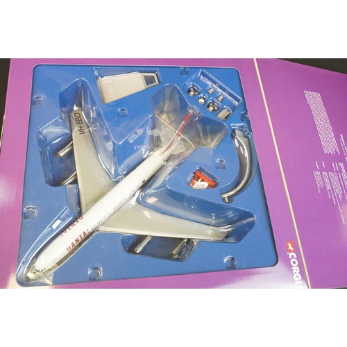 201 - Eight boxed 1/144 scale Corgi Aviation Archives diecast models to include AA32904 Boeing 707-327C, A... 