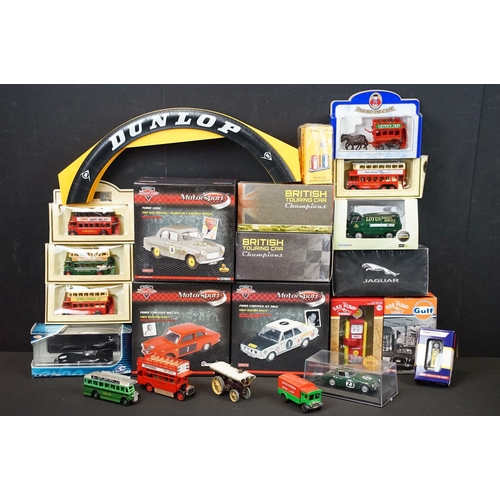 213 - 18 Boxed diecast models and accessories to include 3 x ltd edn Corgi Drive Time Motorsport (VA04113,... 