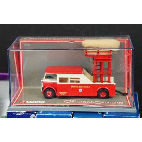 214 - Collection of boxed and unboxed diecast models to include 21 x Corgi diecast models, 1 x cased Corgi... 