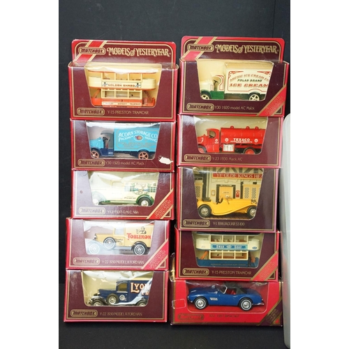 215 - Collection of 50 boxed diecast models to include Lledo Days Gone, Matchbox Models Of Yesteryear, Cor... 