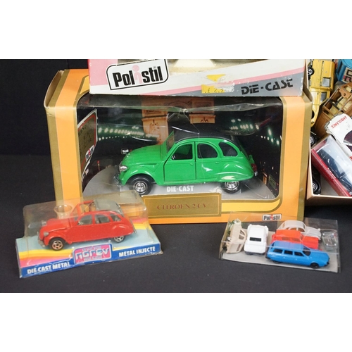 233 - 16 Boxed / carded diecast models to include 4 x Eligor models featuring 1010 Citroen 5 CV Camionette... 